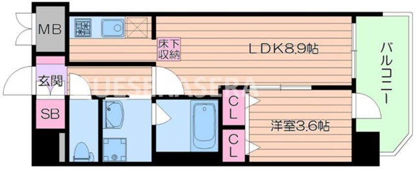間取図 NORTH VILLAGE 伍番館