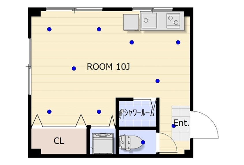 間取図 マンション青い鳥