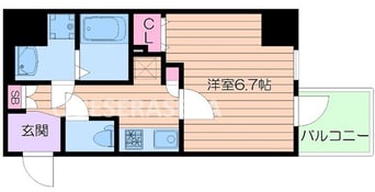 間取図 大阪メトロ御堂筋線/中津駅 徒歩7分 2階 築8年