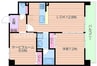 クラヴィエ西梅田 2LDKの間取り