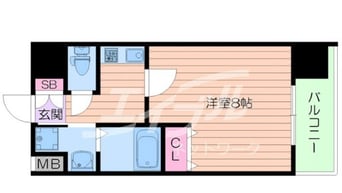 間取図 W.O.B.KYOBASHI