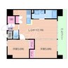 W.O.B.KYOBASHI 2LDKの間取り