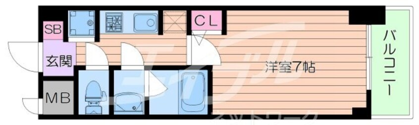 間取図 S-RESIDENCE都島