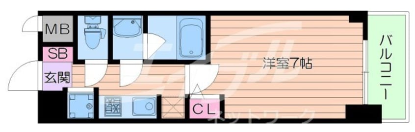 間取図 S-RESIDENCE都島