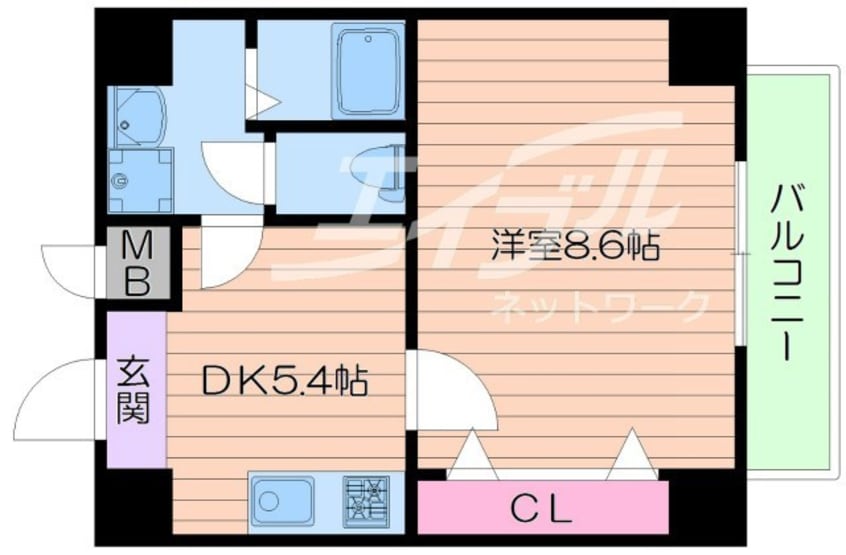 間取図 ES-Grande大阪同心(旧)ETC同心