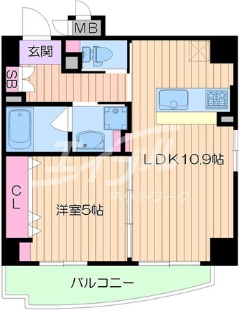 間取図 大阪メトロ御堂筋線/中津駅 徒歩10分 3階 築7年