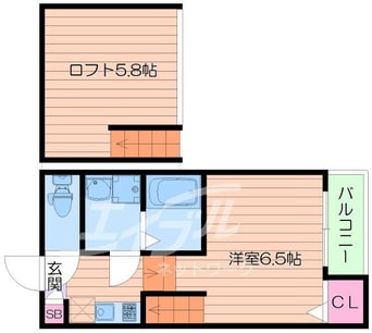 間取図 グランシエロ関目高殿