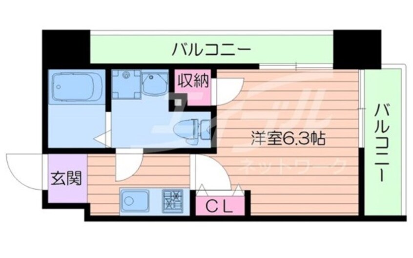 間取図 ドゥエリング千林