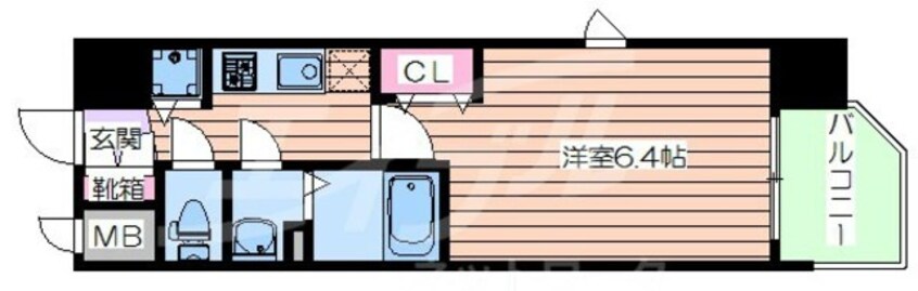 間取図 レオンコンフォート京橋