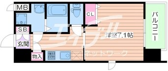 間取図 レジュールアッシュ京橋ファーストステージ