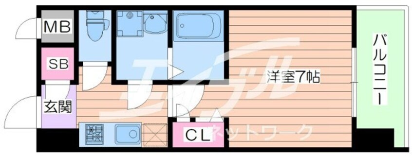 間取図 レジュールアッシュ京橋ファーストステージ