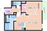 セジュールがもよん 1LDKの間取り