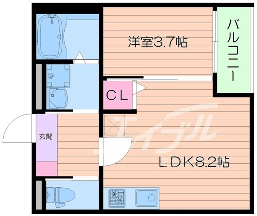 間取図 新森アパートメント