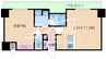 ララプレイス　ザ・京橋ステラ 1LDKの間取り