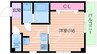 コンフォール千林 1Kの間取り
