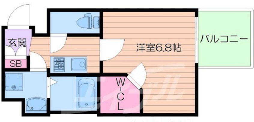 間取図 SOAR城東蒲生