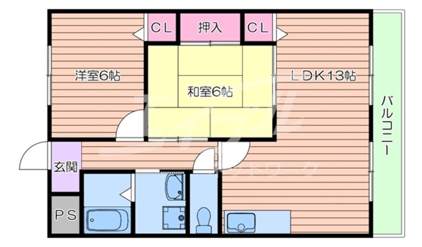 間取図 ISM大阪城公園