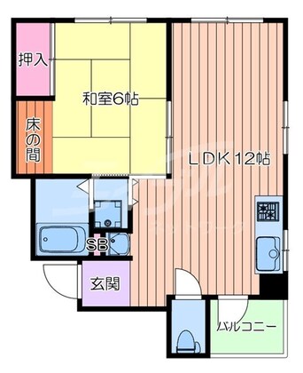 間取図 ハイツミツクニ