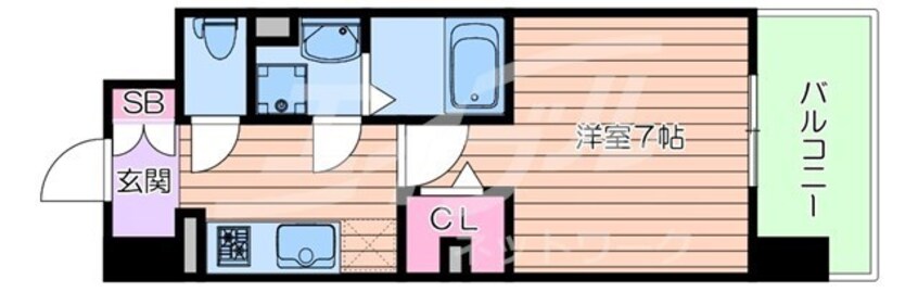 間取図 ヴァンヴェール森の宮