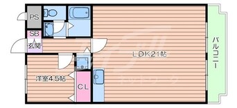 間取図 レジョンドール鶴見緑地