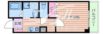 間取図 大阪メトロ谷町線/千林大宮駅 徒歩16分 2階 築7年