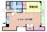 大阪メトロ長堀鶴見緑地線/鶴見緑地駅 徒歩7分 8階 築29年 2LDKの間取り