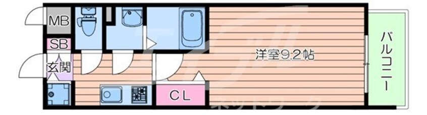 間取図 大阪メトロ谷町線/都島駅 徒歩7分 10階 築4年