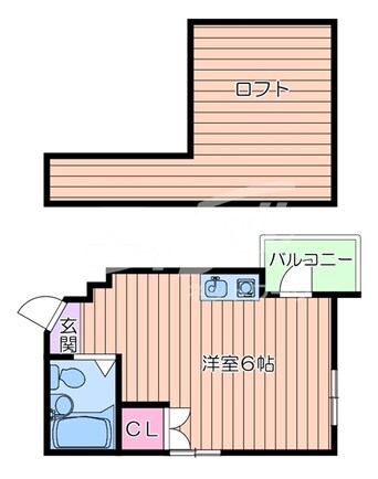 間取図 コスモハイツ今福