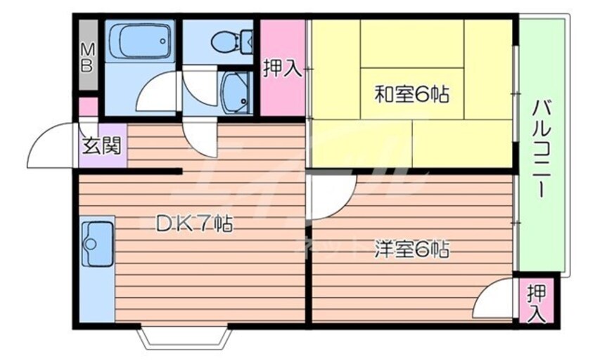 間取図 デイグラン大阪城EAST