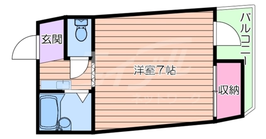 間取図 プチシャトー清水