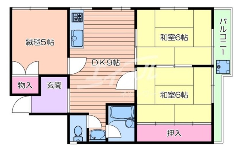 間取図 野江ビル