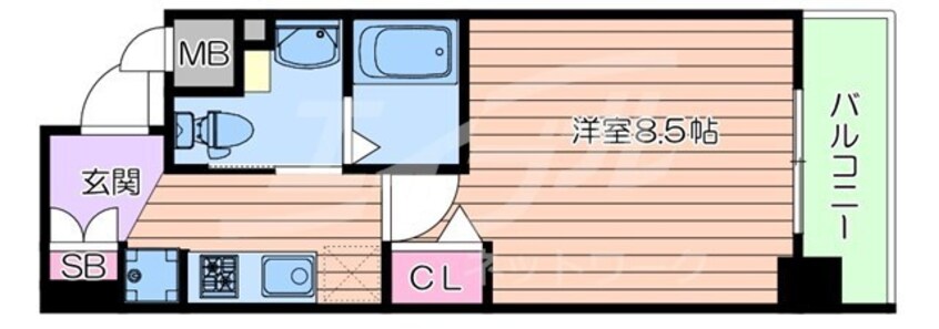 間取図 ファーストフィオーレ京橋イースト