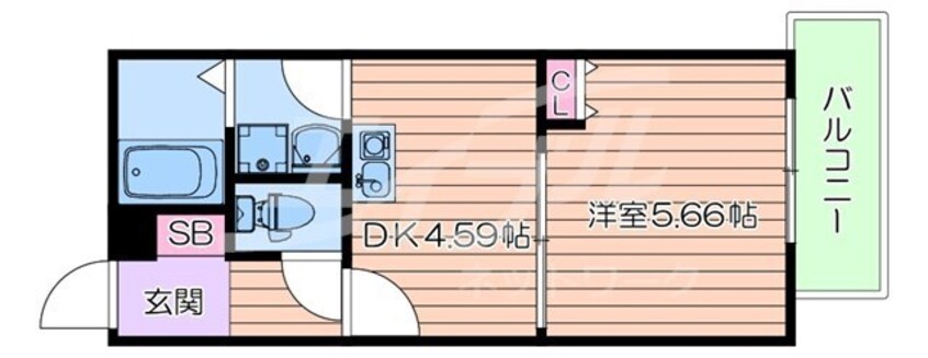 間取図 OneShine SK