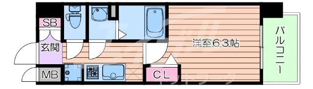 間取り図 阪急神戸線/中津駅 徒歩5分 7階 築5年