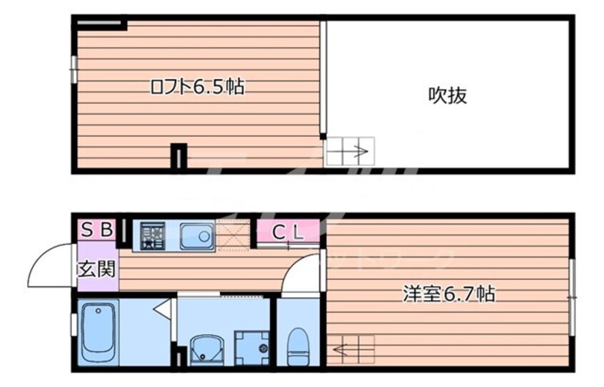 間取図 テクノメゾン太子橋