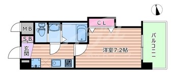 間取図 Luxe鶴見