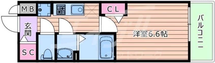 間取図 プレサンス大阪都島エレナード
