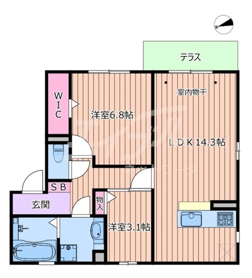 間取図 デイジーヒル