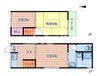 内代町３丁目７－１８貸家 2DK+Sの間取り