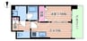 大阪メトロ谷町線/関目高殿駅 徒歩5分 2階 築浅 1DKの間取り