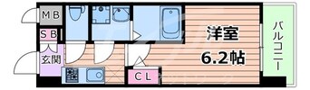 間取図 大阪環状線/桜ノ宮駅 徒歩3分 7階 築2年