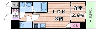 間取図 おおさか東線/城北公園通駅 徒歩10分 8階 1年未満