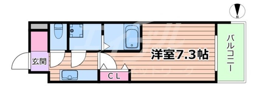 間取図 大阪メトロ今里筋線/新森古市駅 徒歩11分 10階 築1年