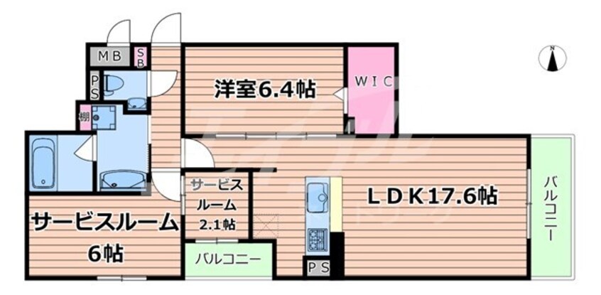 間取図 大阪メトロ谷町線/千林大宮駅 徒歩5分 1階 1年未満