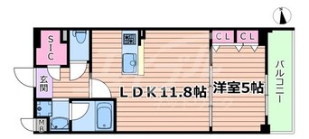 間取図 京阪本線・鴨東線/森小路駅 徒歩8分 7階 1年未満