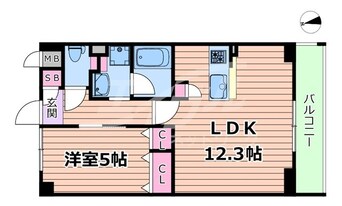 間取図 京阪本線・鴨東線/森小路駅 徒歩8分 6階 1年未満