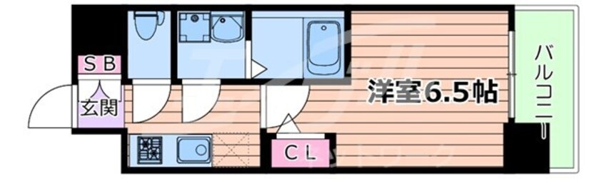 間取図 京阪本線・鴨東線/関目駅 徒歩5分 2階 1年未満