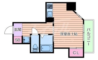 間取図 大阪メトロ谷町線/中崎町駅 徒歩7分 2階 築10年