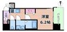 大阪環状線/福島駅 徒歩8分 7階 1年未満 1Kの間取り