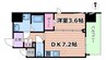 大阪環状線/福島駅 徒歩8分 6階 1年未満 1DKの間取り